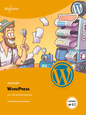 cover image of Aprender WordPress con 100 ejercicios prácticos